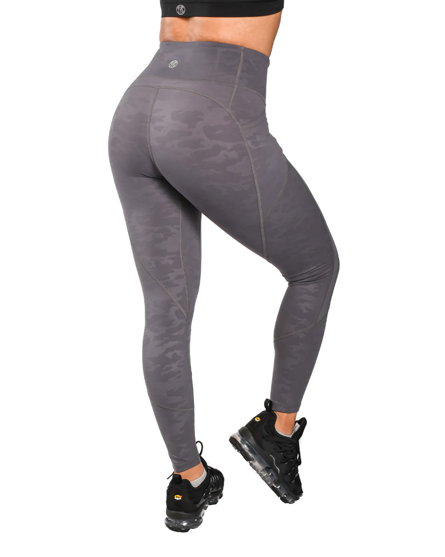 Effortless Heart Booty Leggings With Pockets - Prints