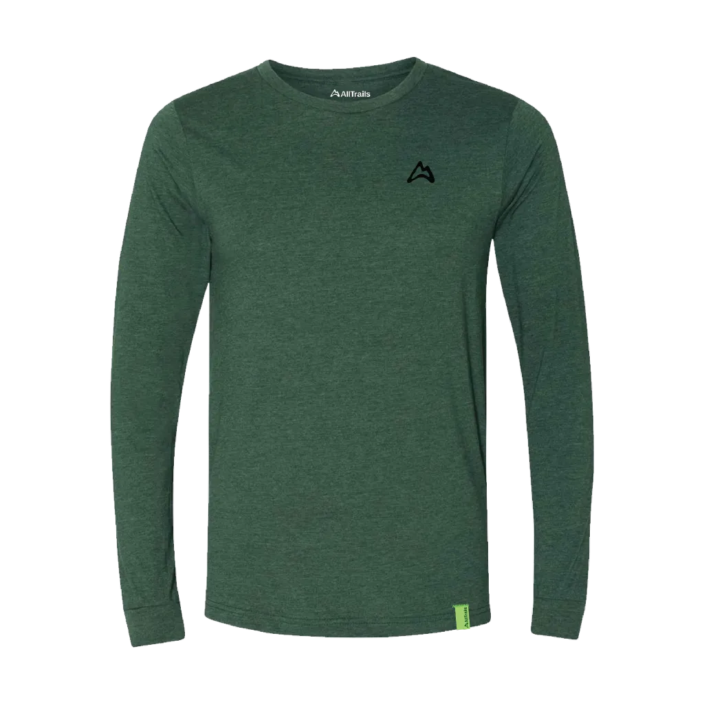 Everyday Explorer Long Sleeve Tee - Heather Forest