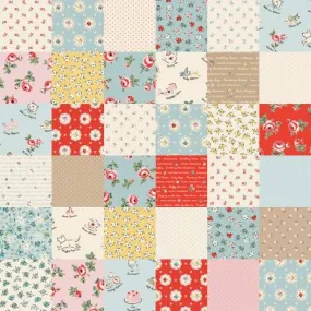 Fabric NAPTIME MULTI by Elea Lutz from the My Favorite Things Collection for Poppie Cotton, # FT23721