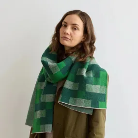 Faro Scarf - Oxide Green & Seashell