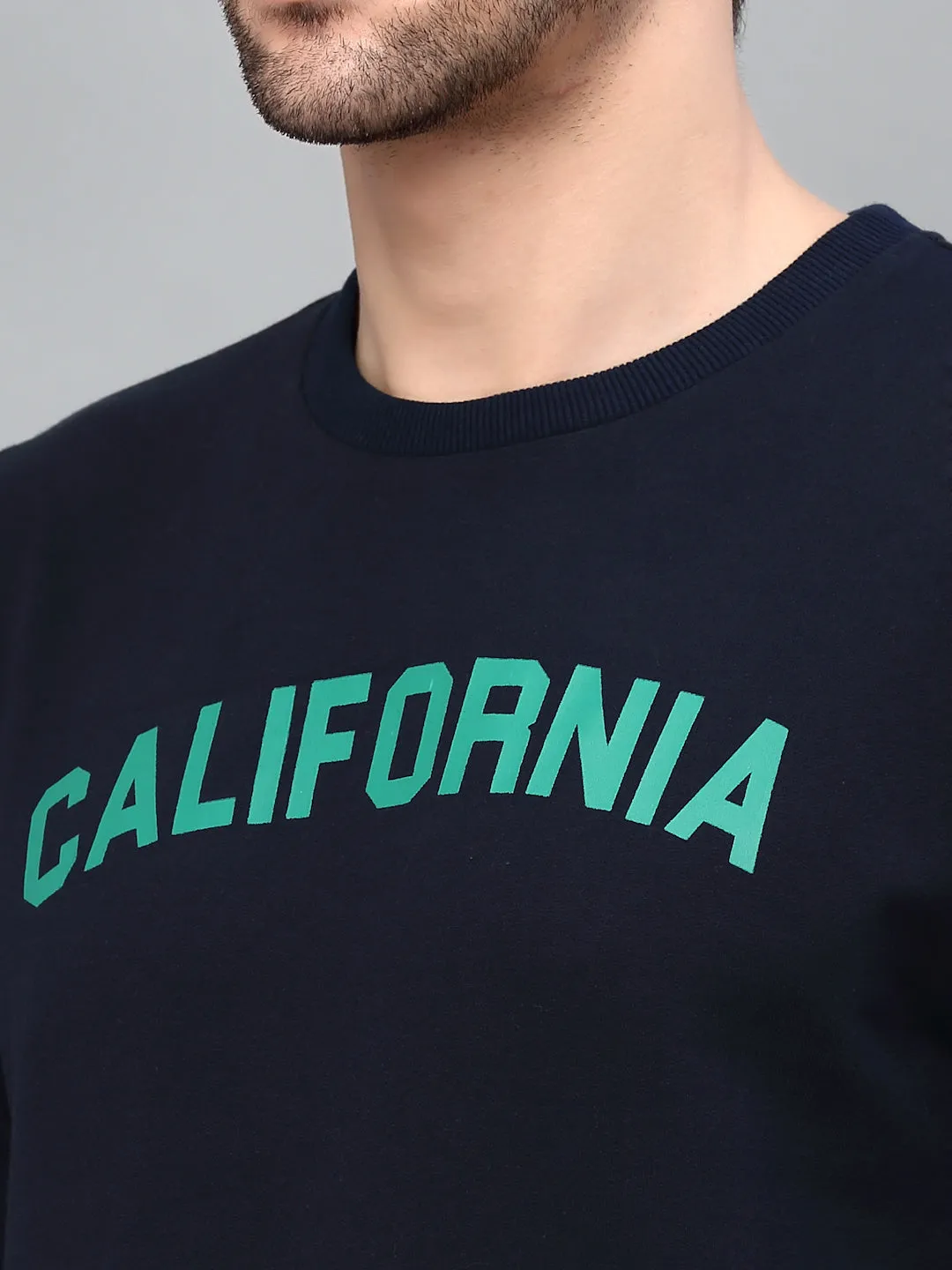 Fleece CALIFORNIA Printed Sweatshirt-Full