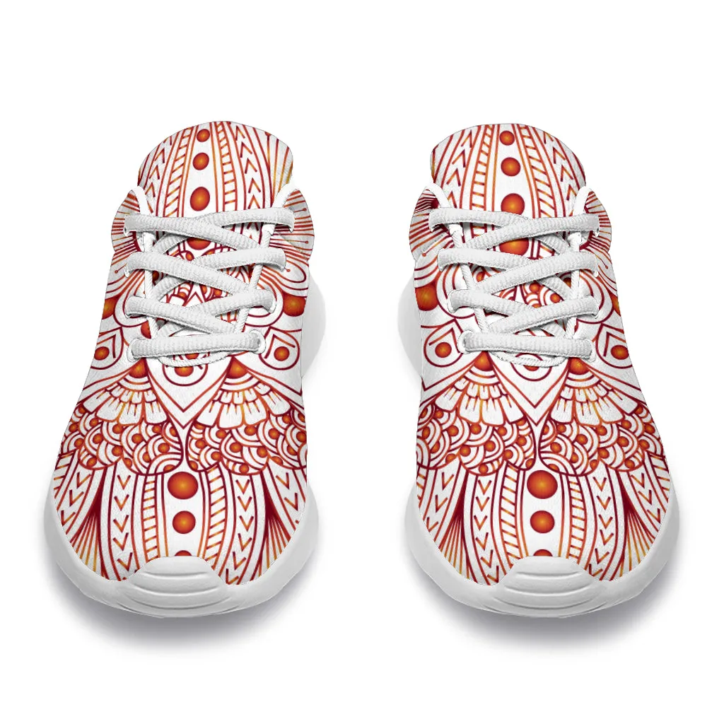 Floral Mandala Sport Sneakers