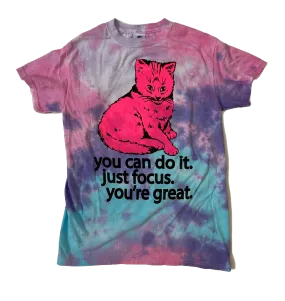 Focus Cat T-shirt - Cotton Candy (Youth)