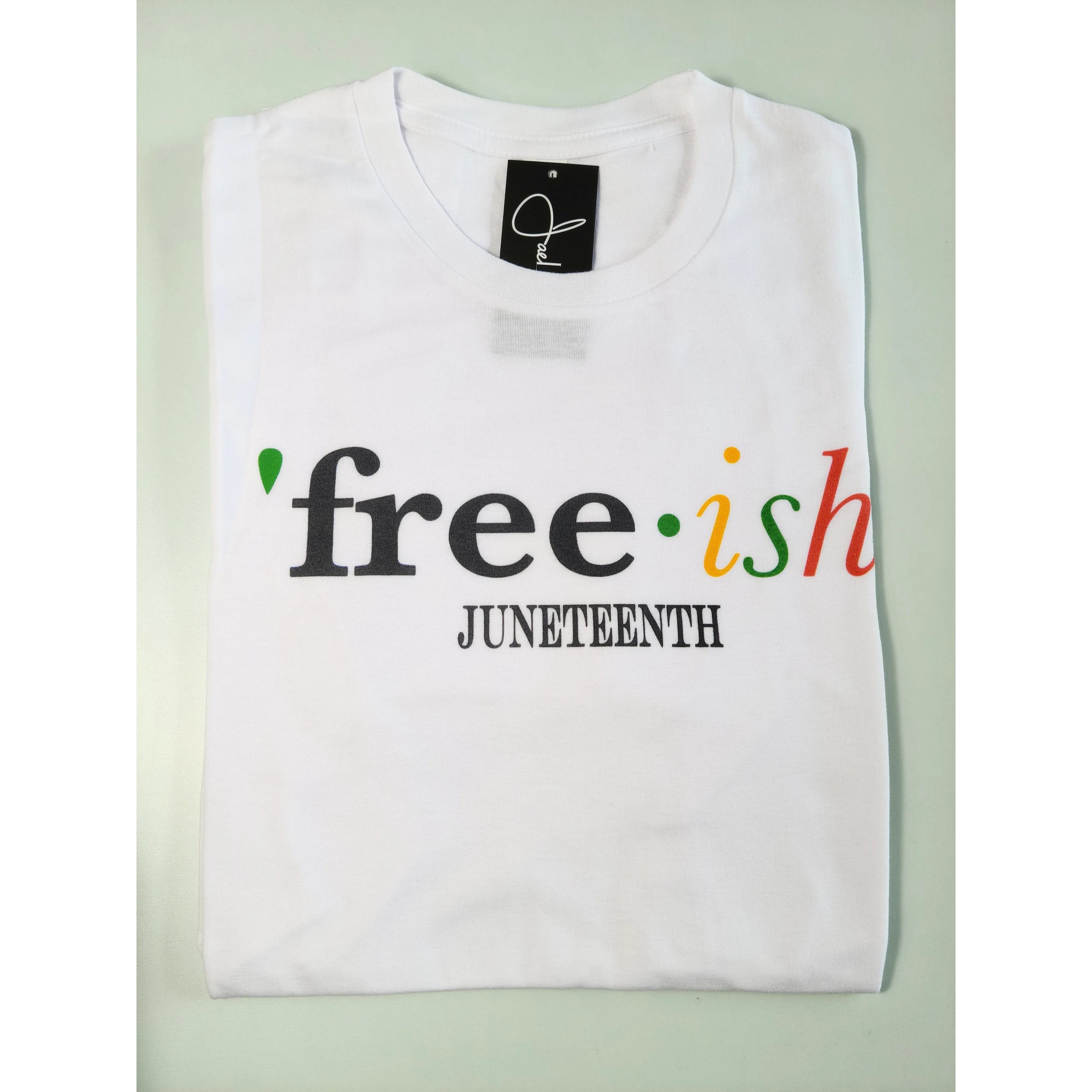 Free-ish Juneteenth T-Shirt - White Plus