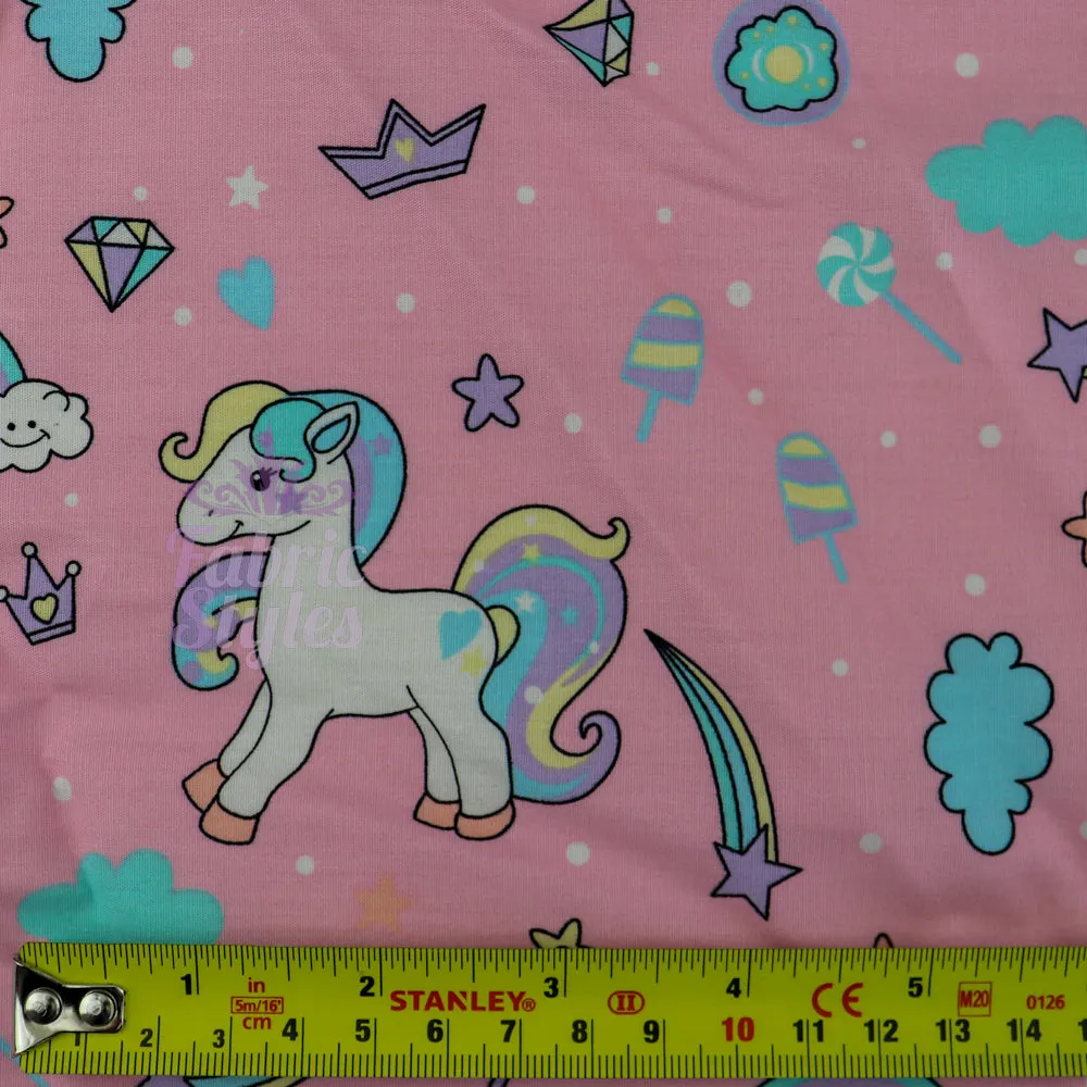 FS980 Pink Unicorn Polycotton