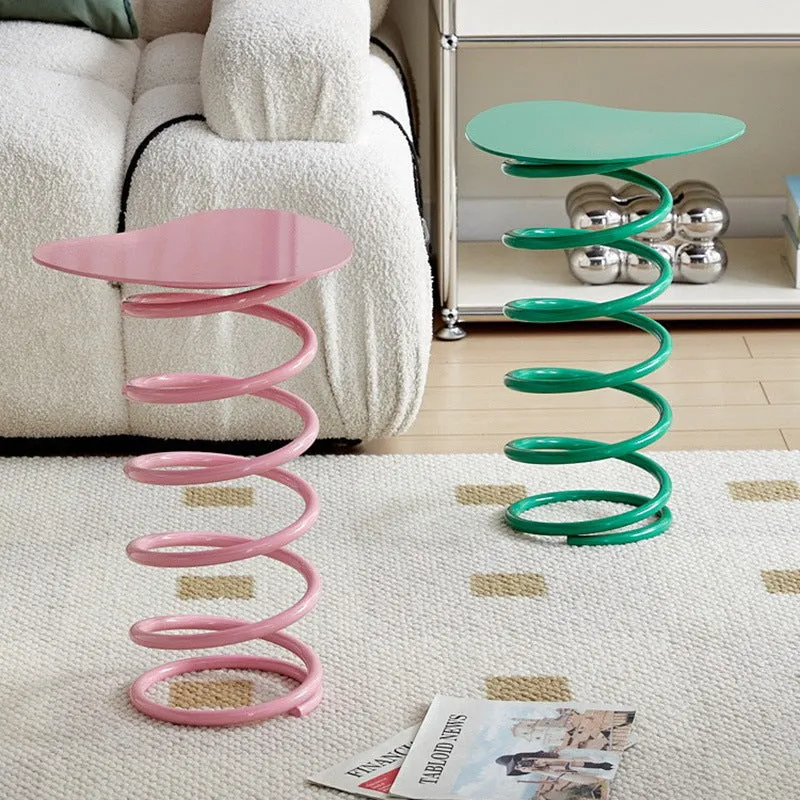 Fun & Functional Spiral Spring Low Stool