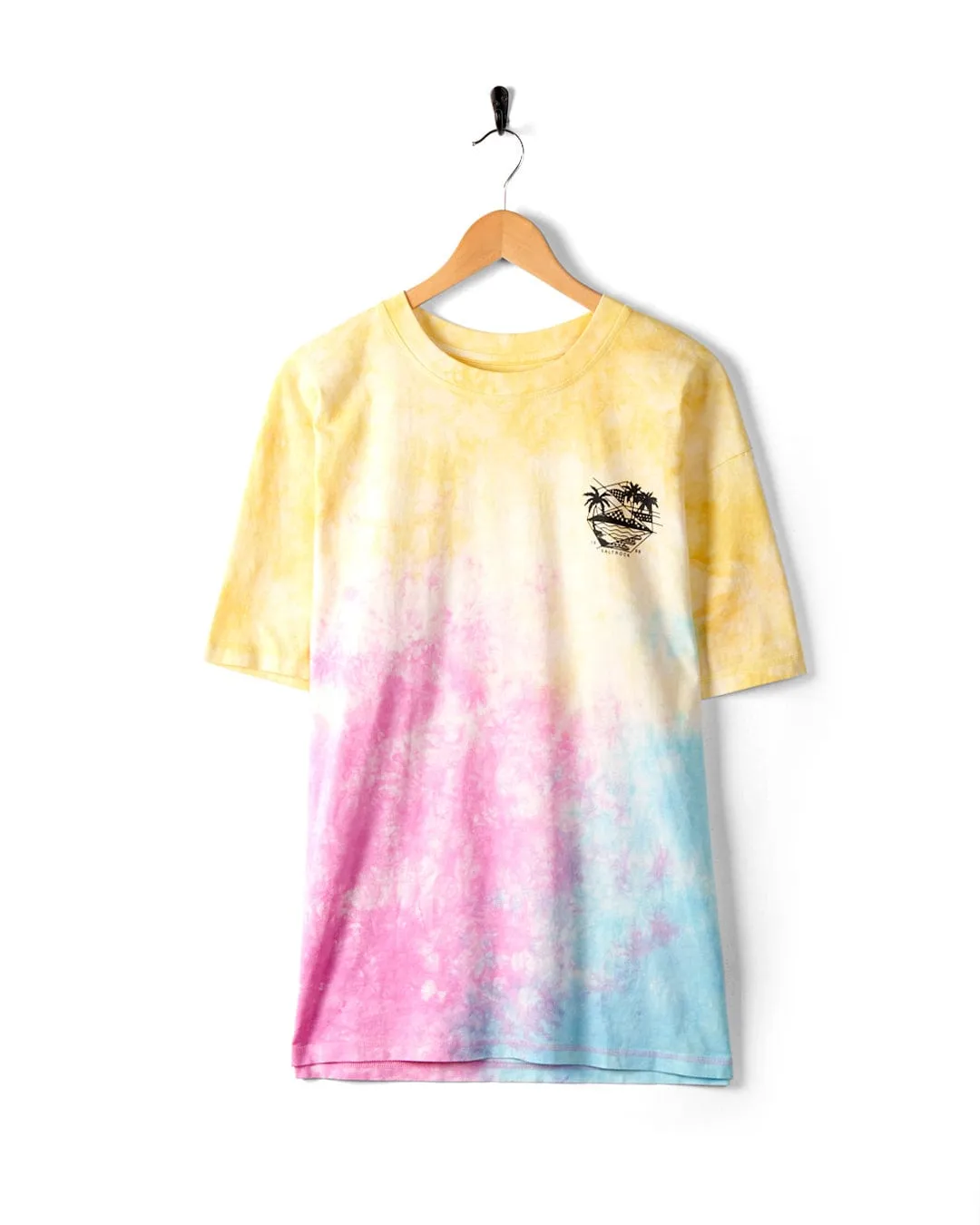 Geo Palms - Mens Tie Dye T-Shirt - Multi