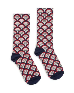 Golf American Mod Men's Dress Socks Navy O/S