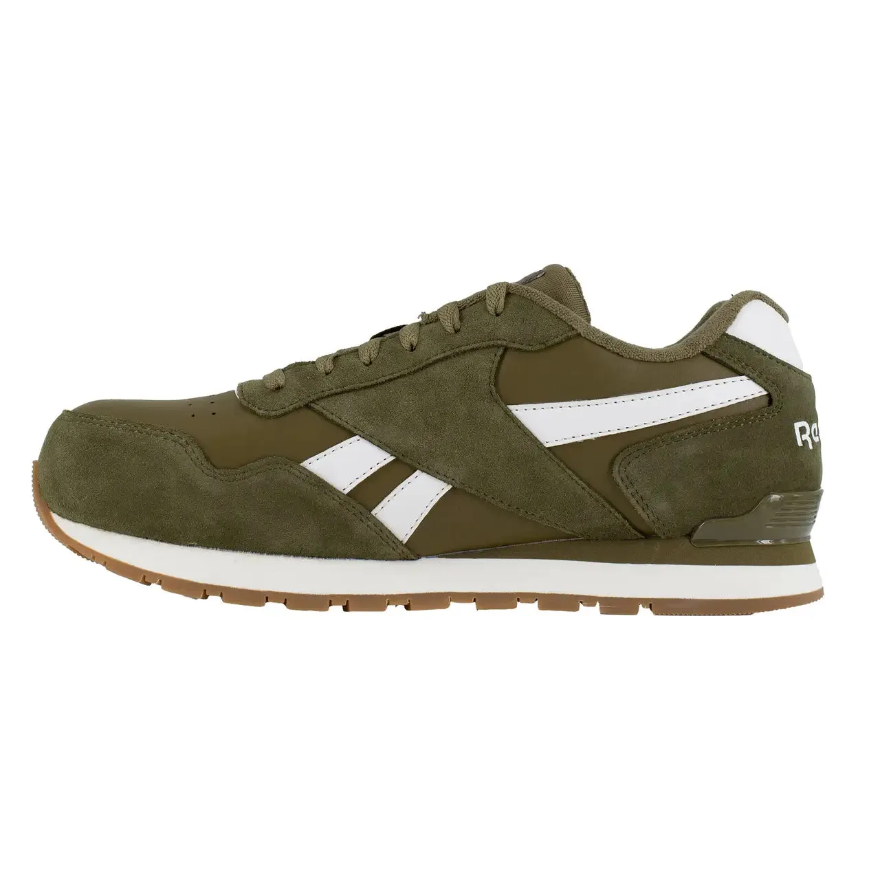 Harman Composite-Toe Athletic Work Shoe Olive/White