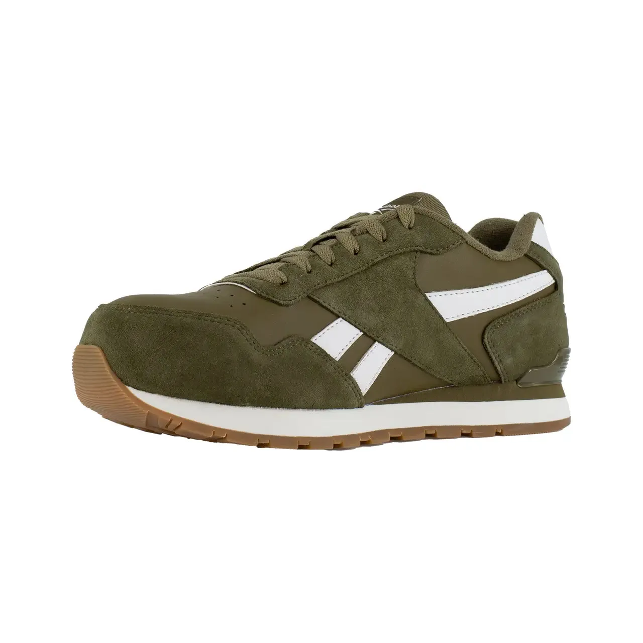 Harman Composite-Toe Athletic Work Shoe Olive/White