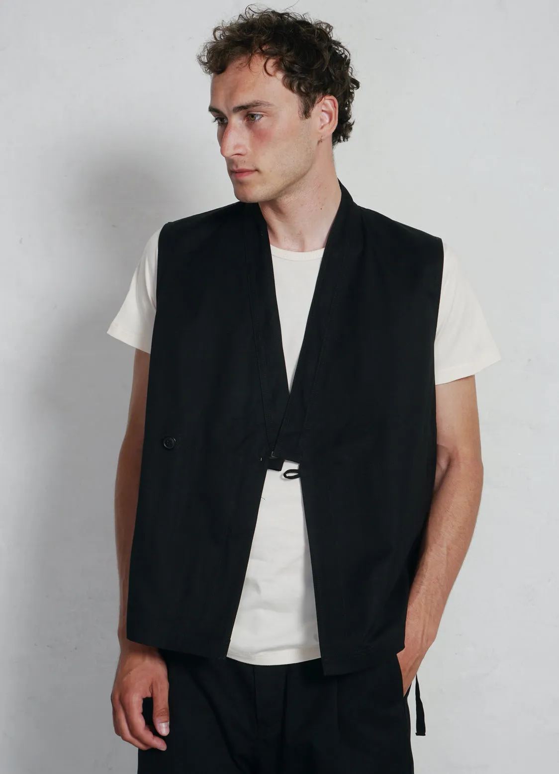 HAUK | Eastern Waistcoat | Raven