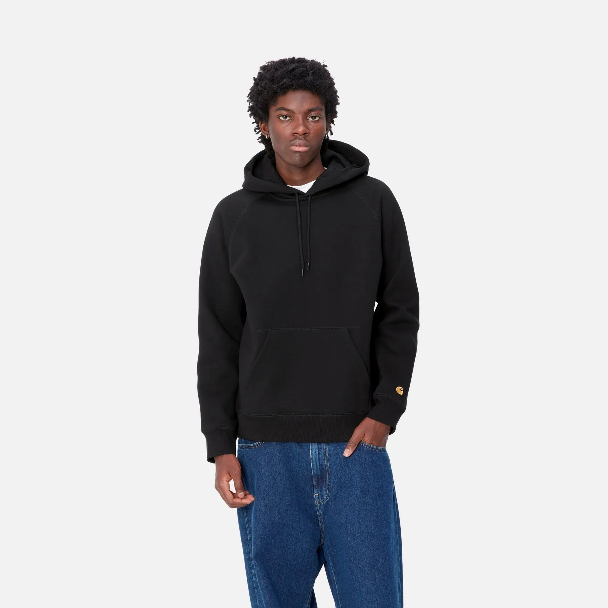 Hooded Chase Sweatshirt | Black