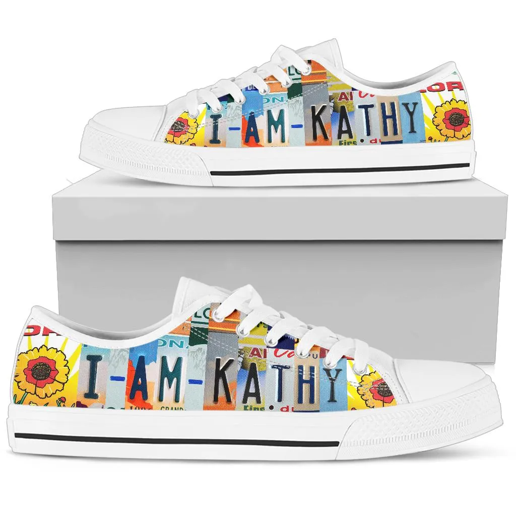 I Am Kathy Custom Low Top