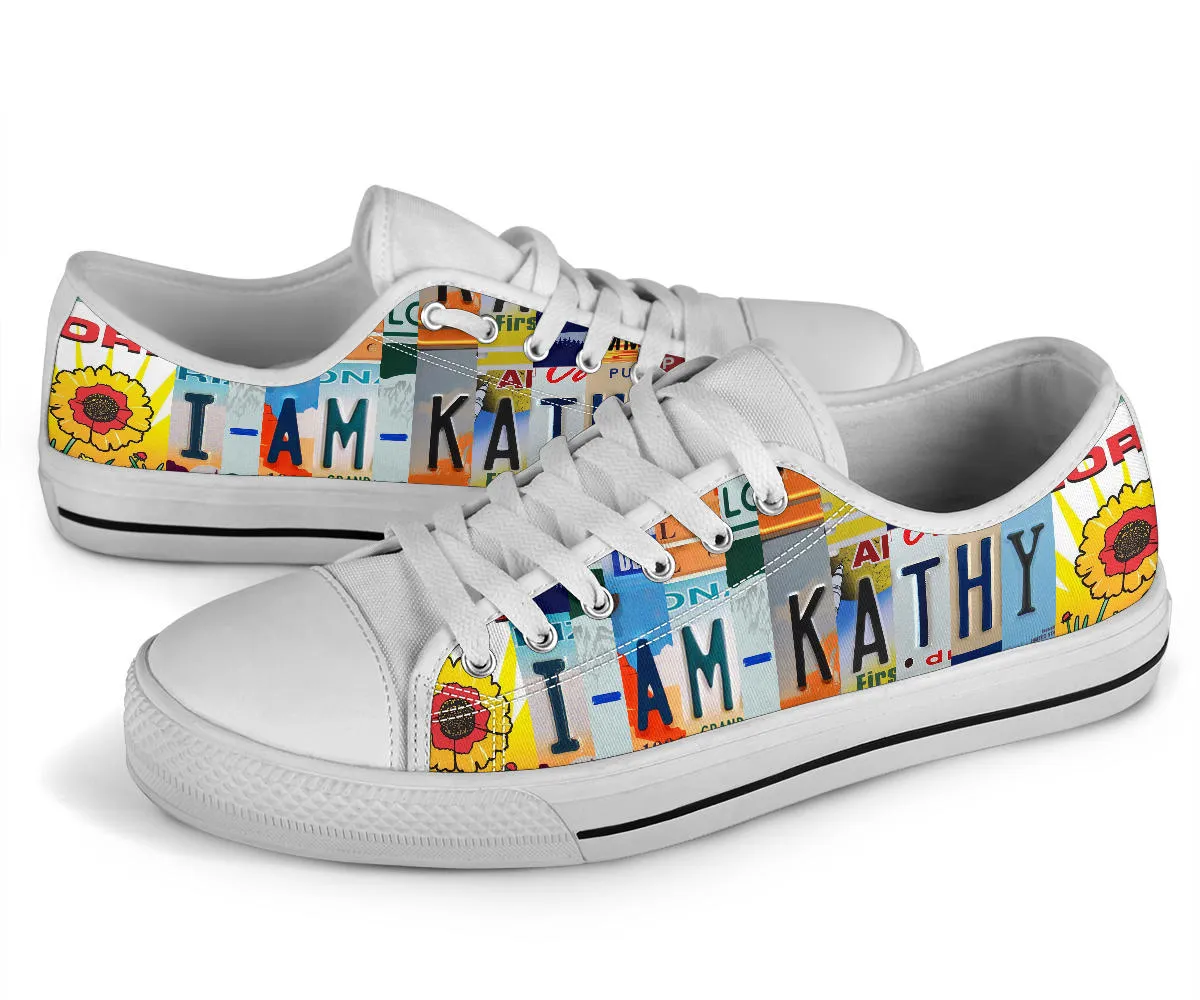 I Am Kathy Custom Low Top