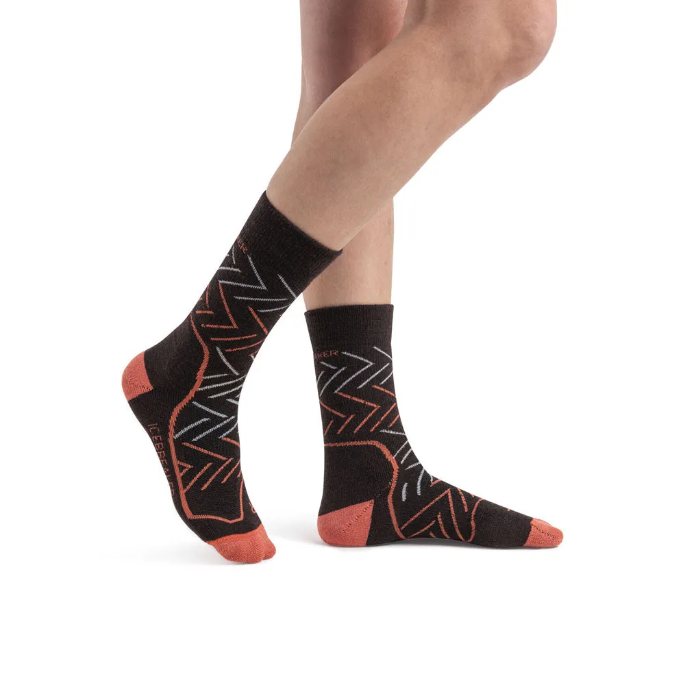 Icebreaker Hike  Medium Crew Sunrise Hiking Sock Women’s