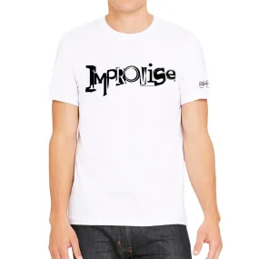 Improvise White Men's Tee