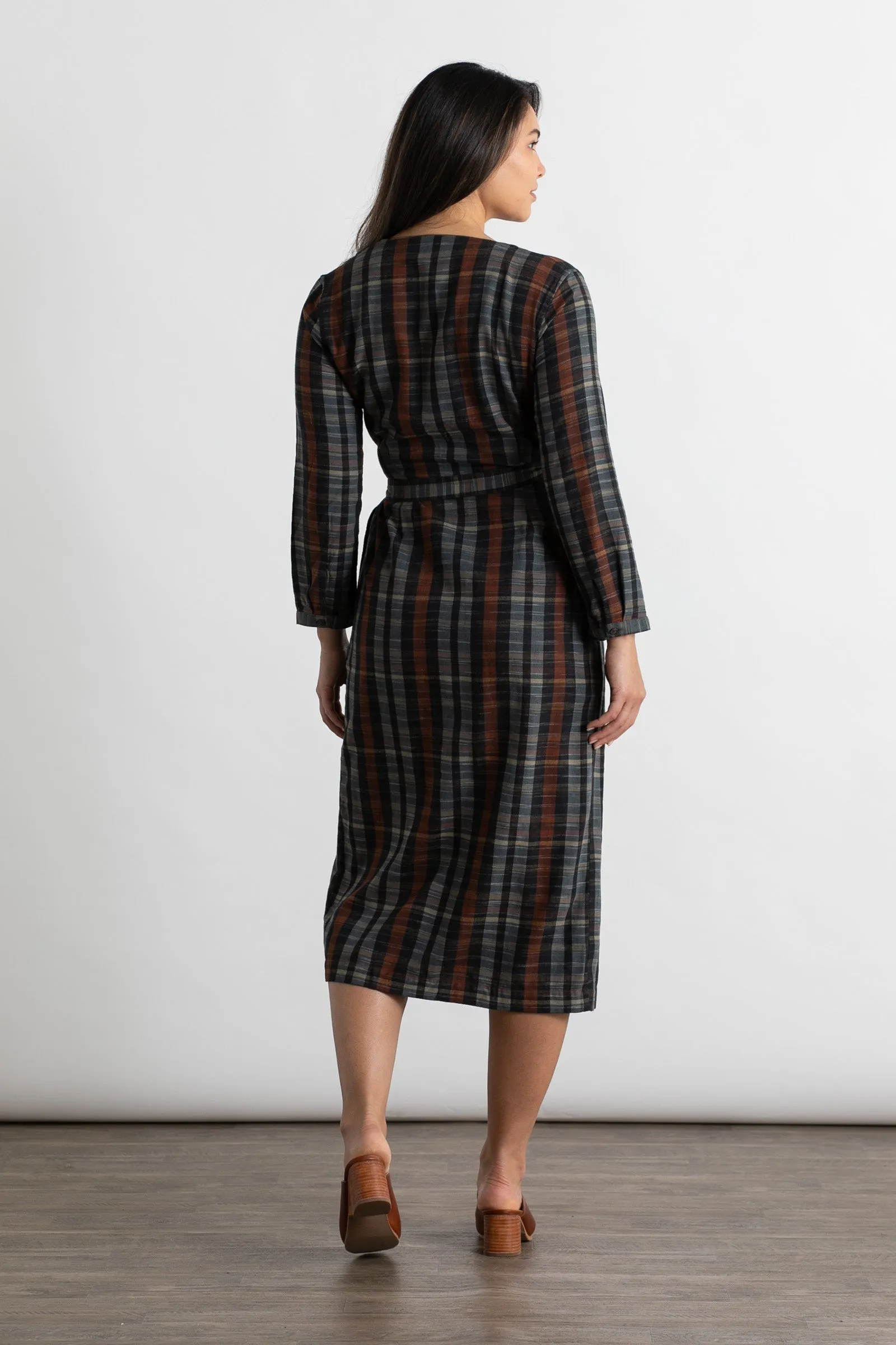 Ingrid Wrap Dress / Mazama Ridge Plaid