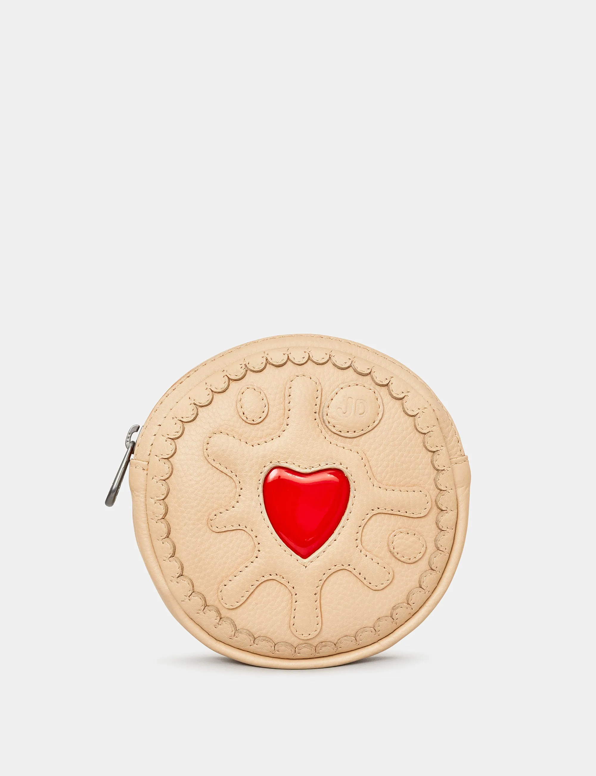 Jammie Dodger Biscuit Leather Purse