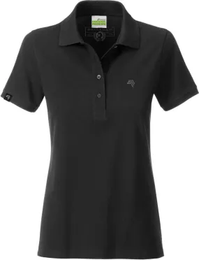 JAN 8009 ― Damen Bio-Baumwolle Polo Shirt - Schwarz