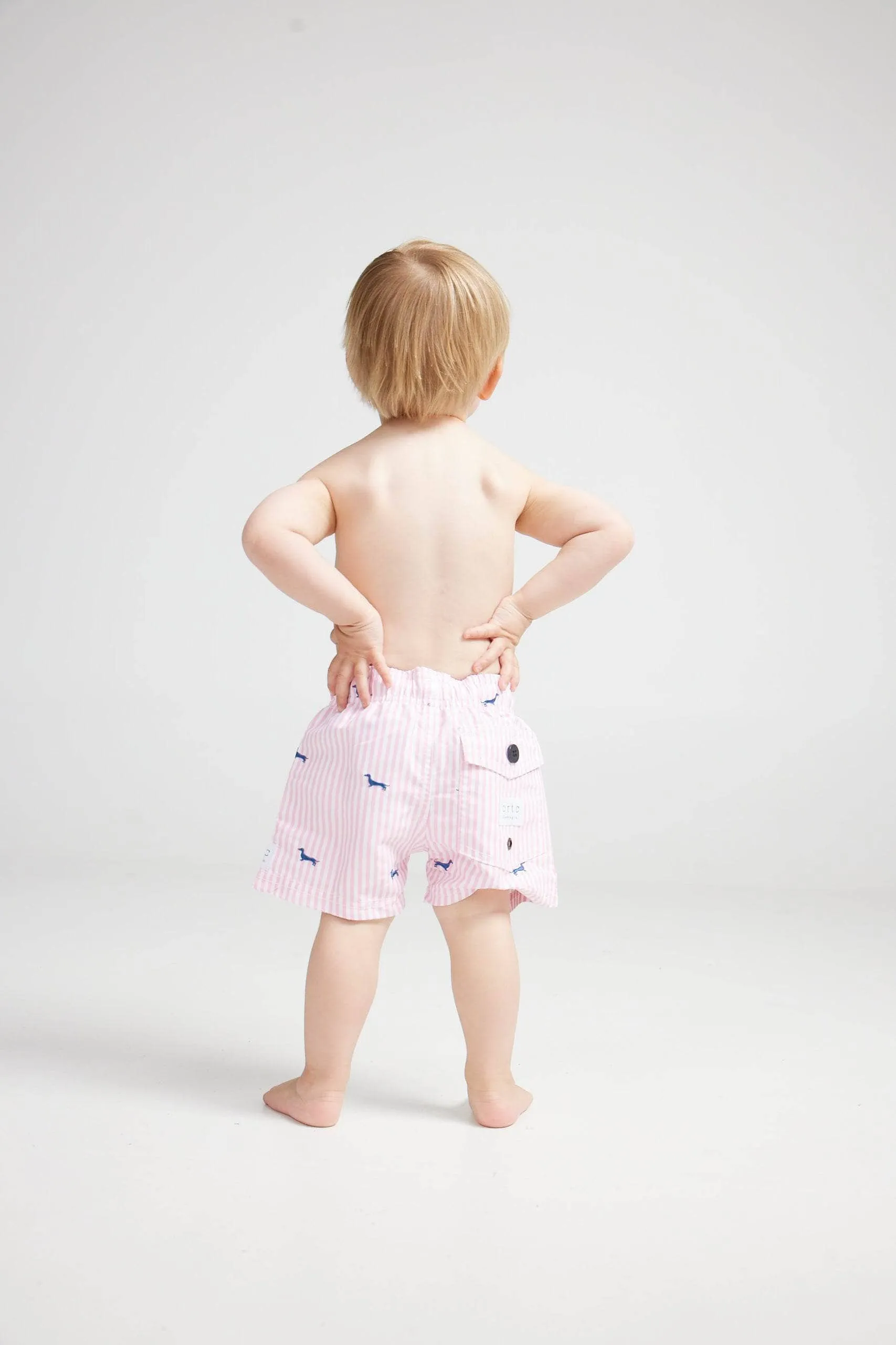 Jnr Pennington Pink Swim Shorts