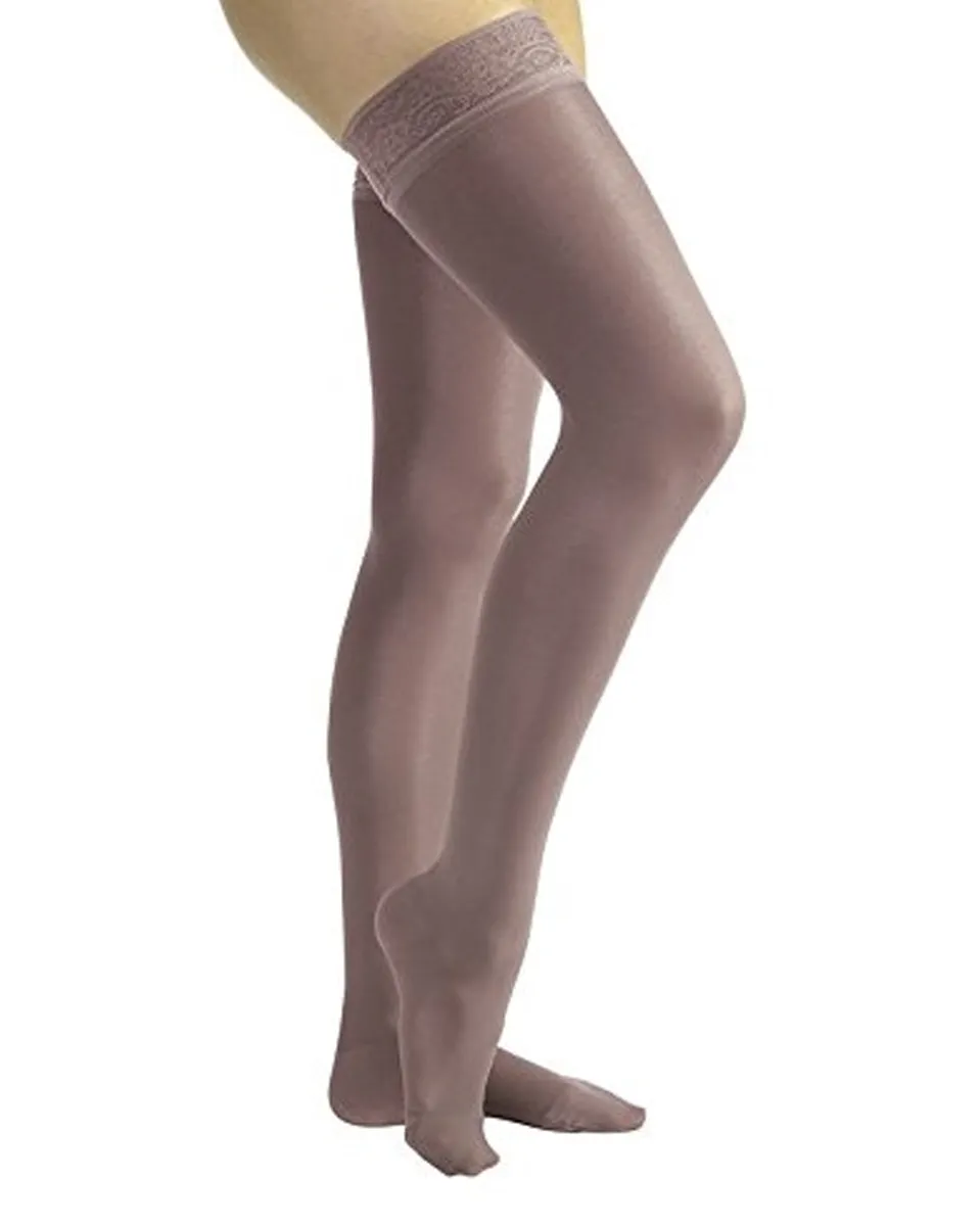 Jobst Ultrasheer Thigh Highs Top Band Firm w/ Lace Silicone 20-30 mmHg