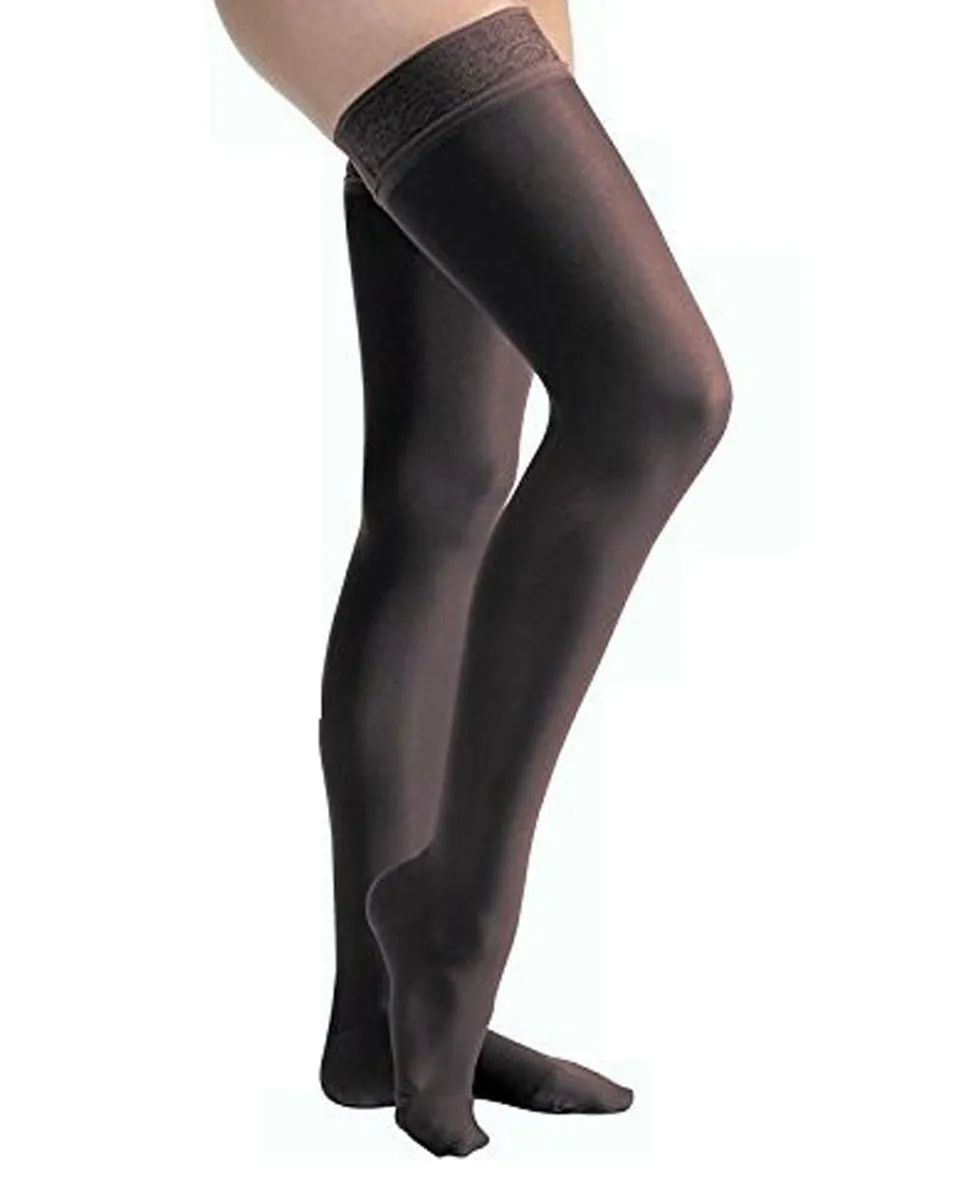 Jobst Ultrasheer Thigh Highs Top Band Firm w/ Lace Silicone 20-30 mmHg