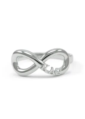 Kappa Alpha Theta Sterling Silver Infinity Ring