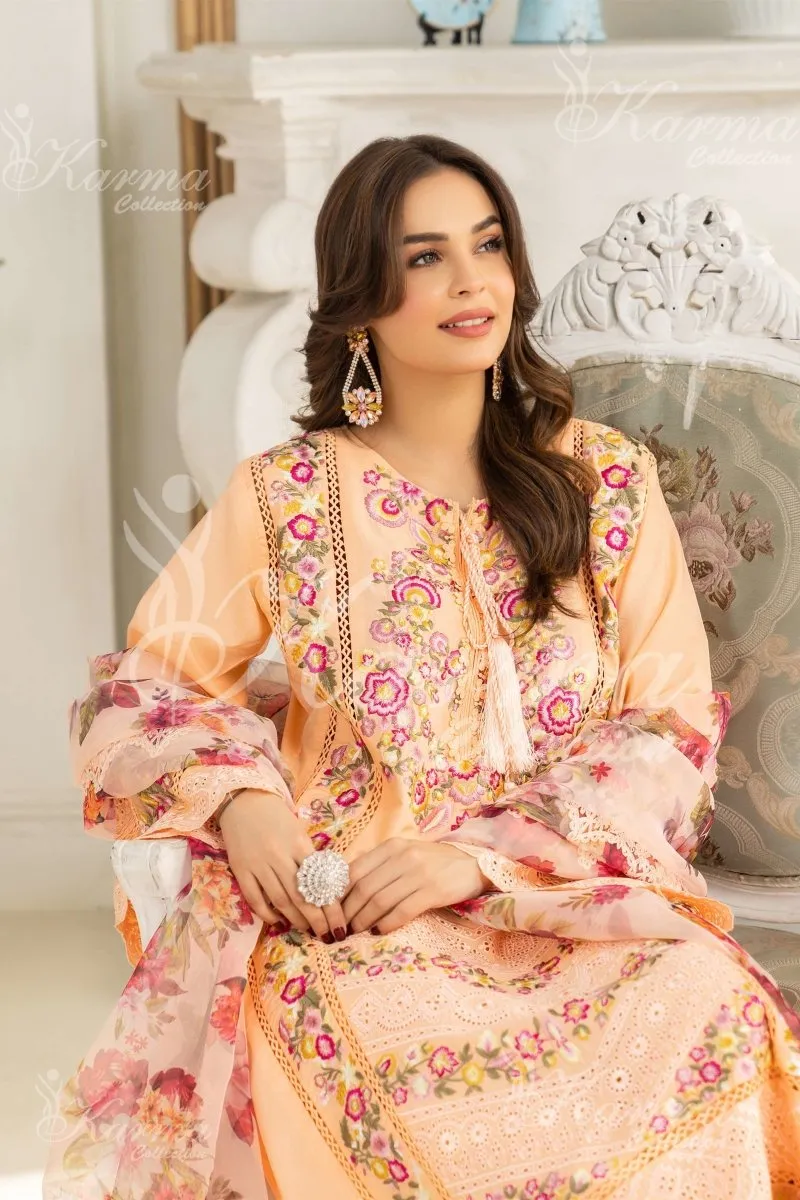 Karma Embroidered Pakistani Eid Suit KAR42