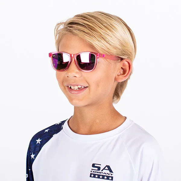 KIDS Boca Sunglasses | Pink Clear