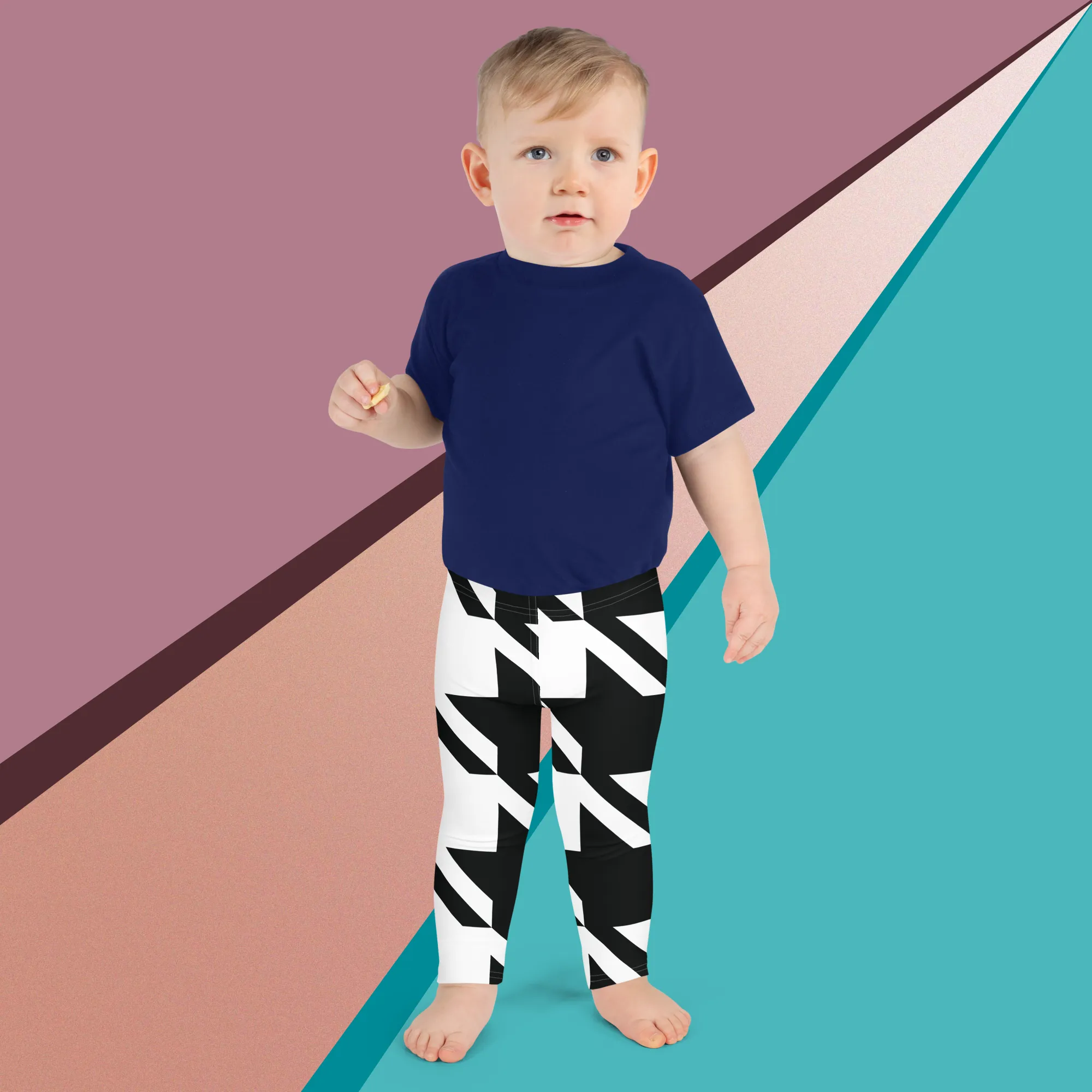 Kids' Boys Houndstooth Athletic Leggings 001