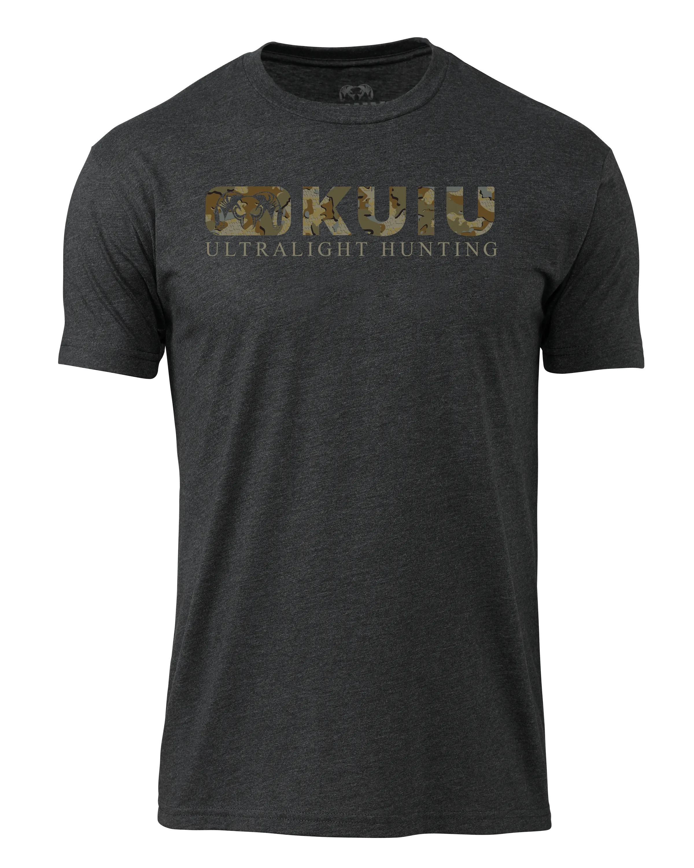 KUIU Valo Block Logo T-Shirt | Charcoal