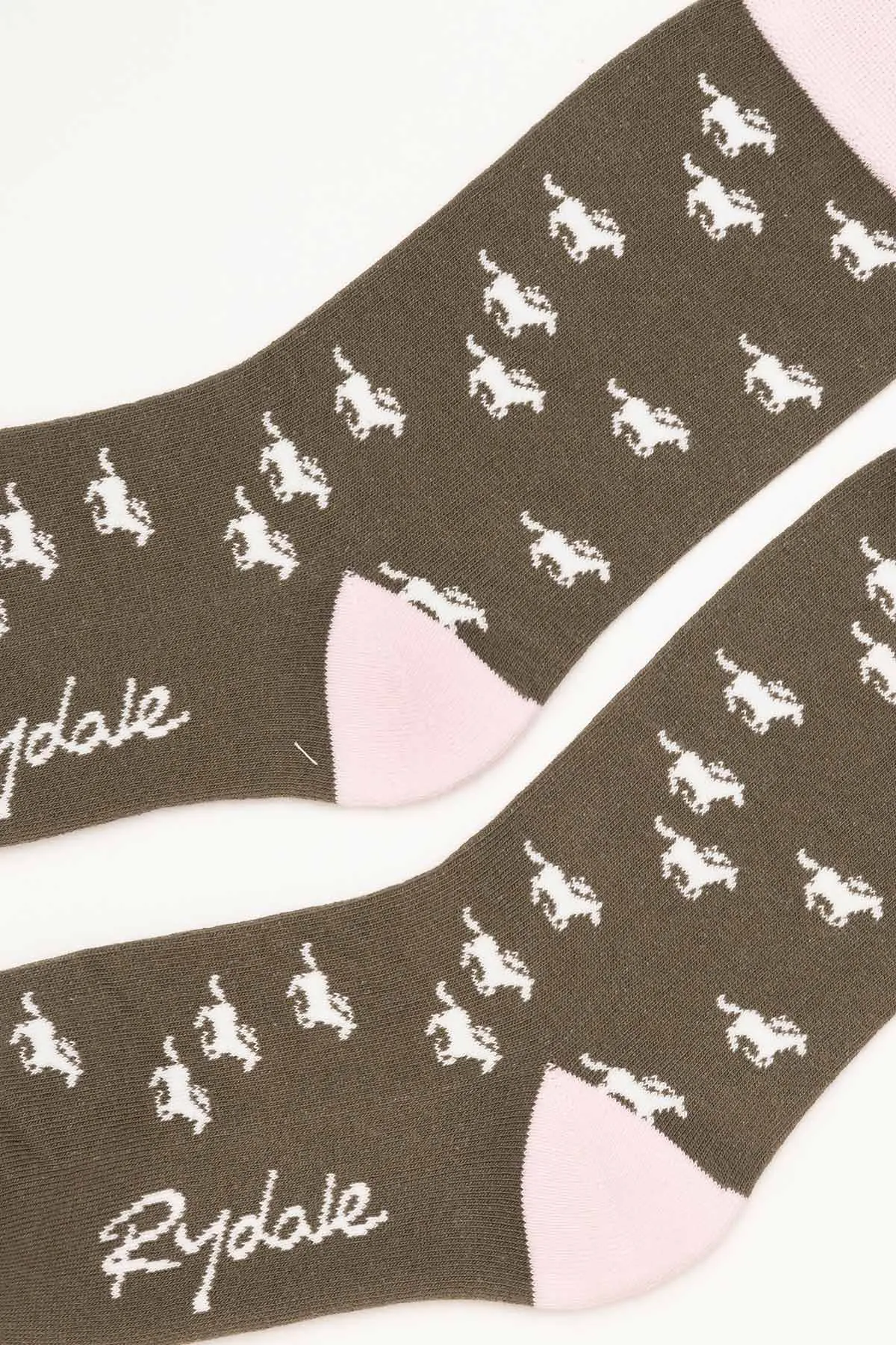 Ladies Galloping Horse Ankle Socks