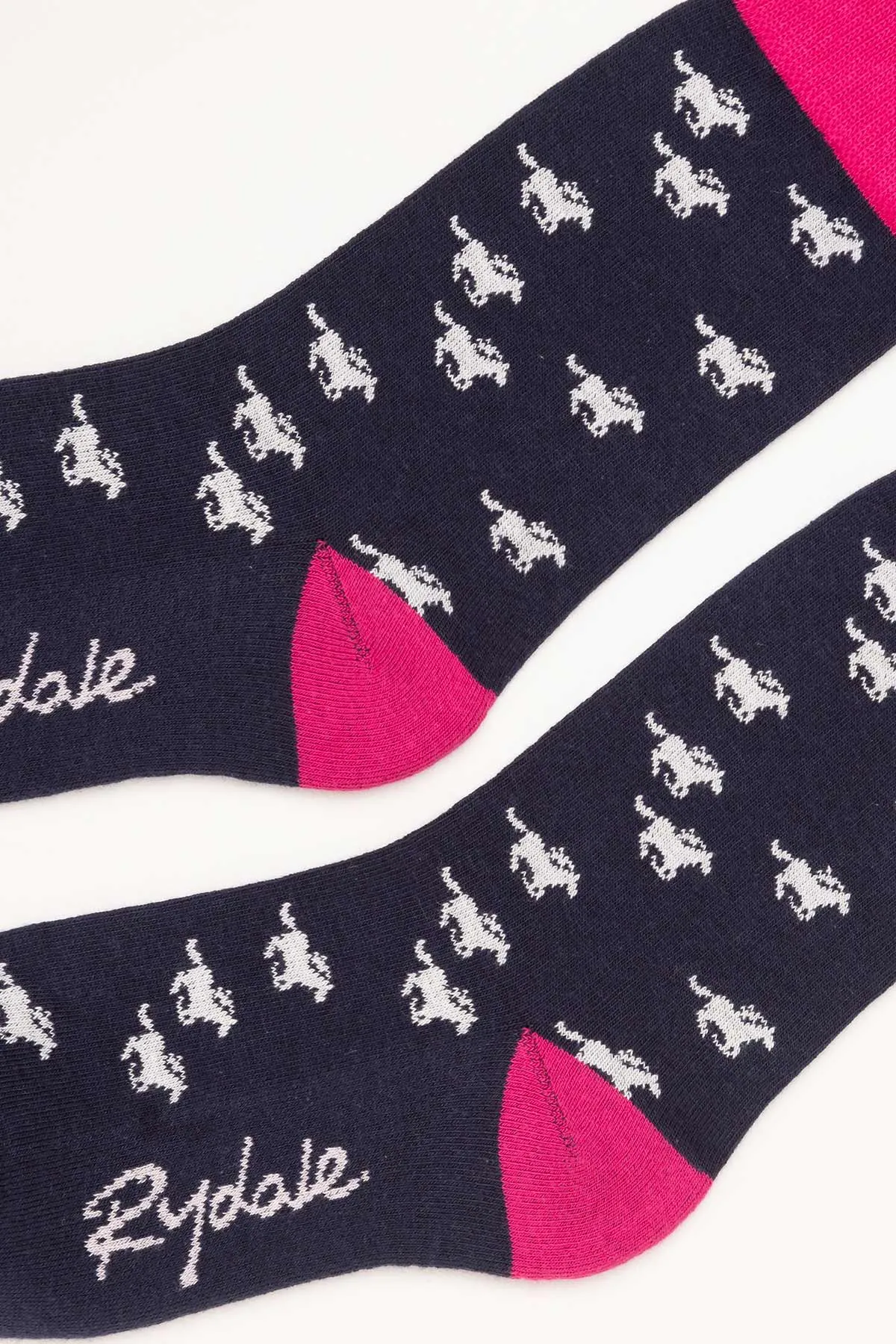 Ladies Galloping Horse Ankle Socks