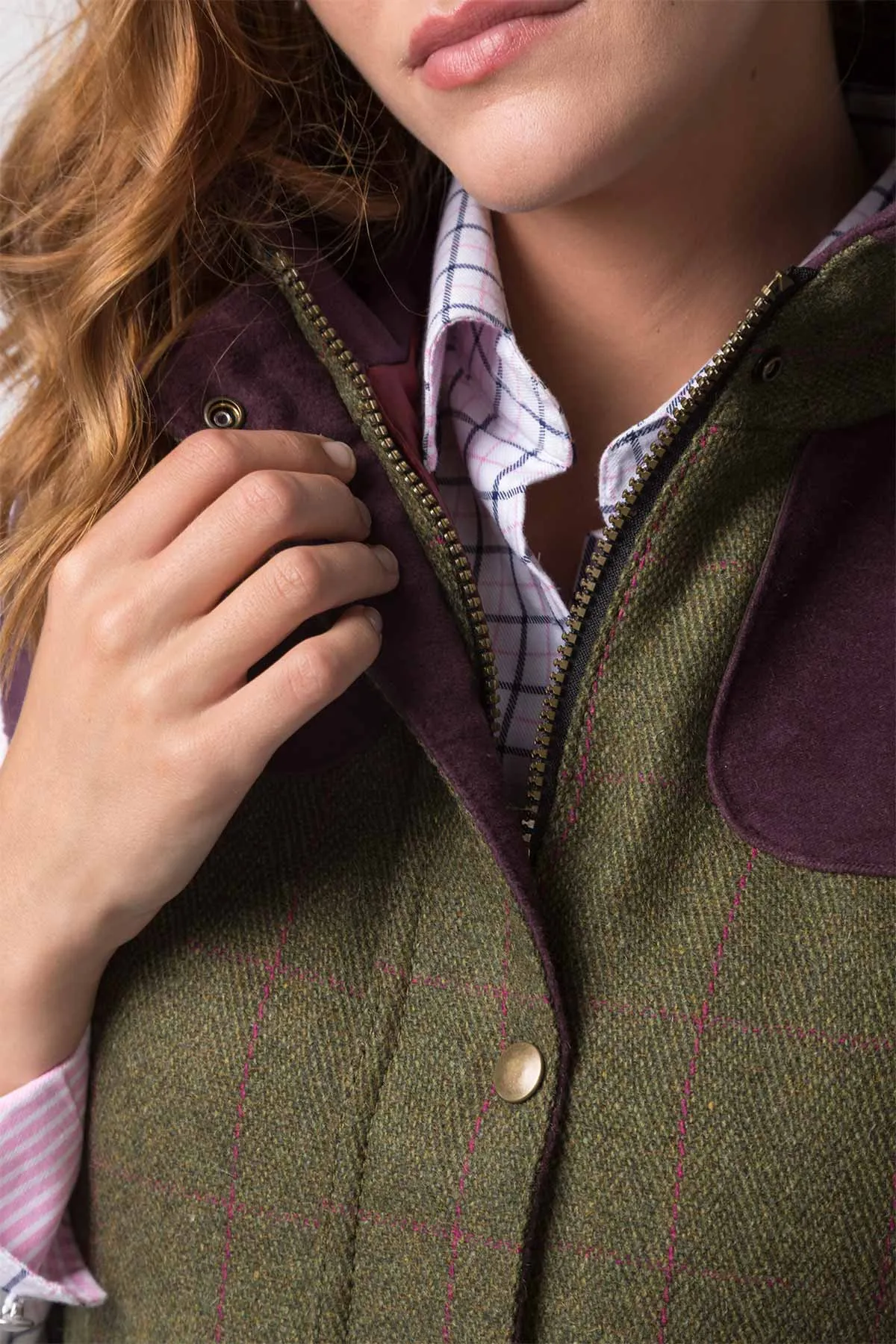 Ladies Tweed Gilet - Bramham