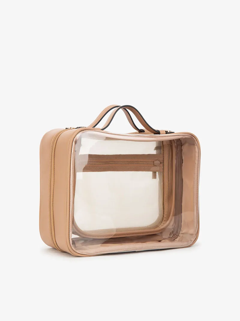 Large Clear Cosmetics Case