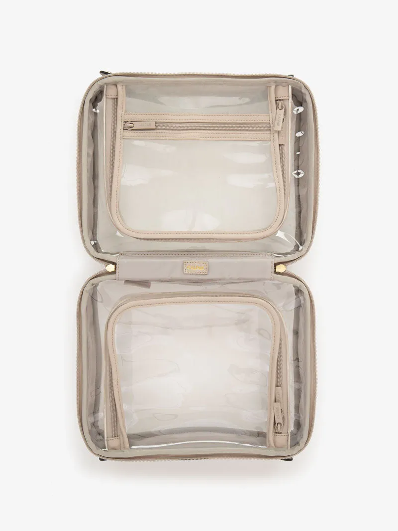 Large Clear Cosmetics Case