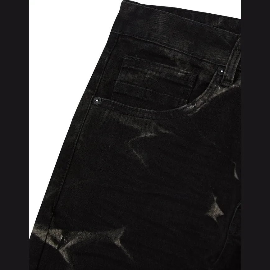 Lightning Effect Jeans - Stout