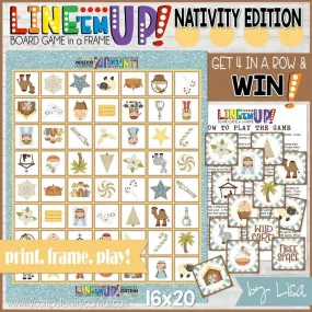 LINE 'Em UP! {NATIVITY} PRINTABLE Game