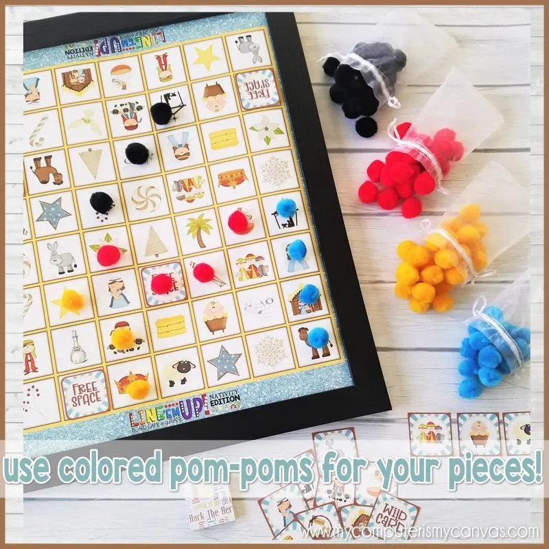 LINE 'Em UP! {NATIVITY} PRINTABLE Game