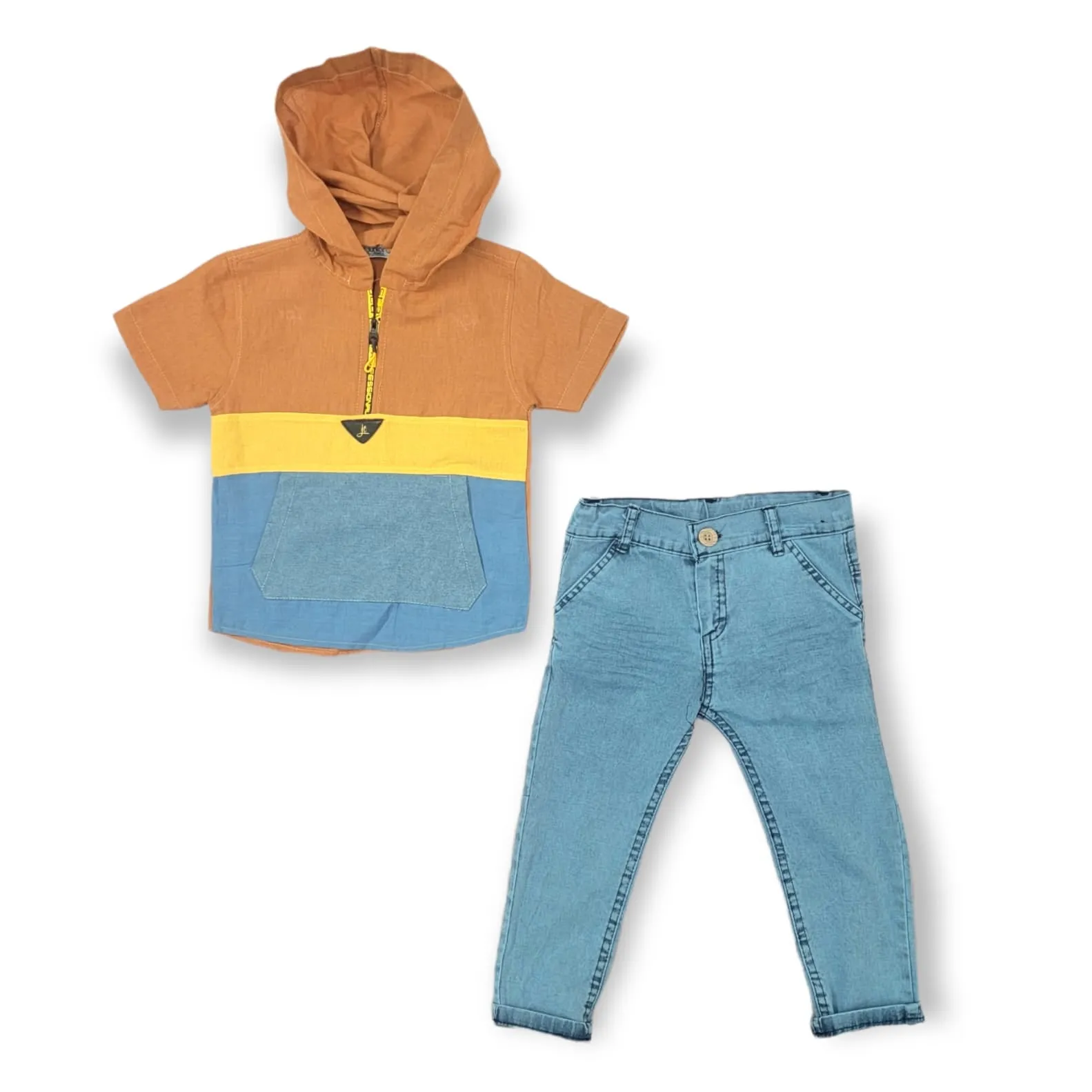 Linen Pro Denim Boys Set Boys Casual Set