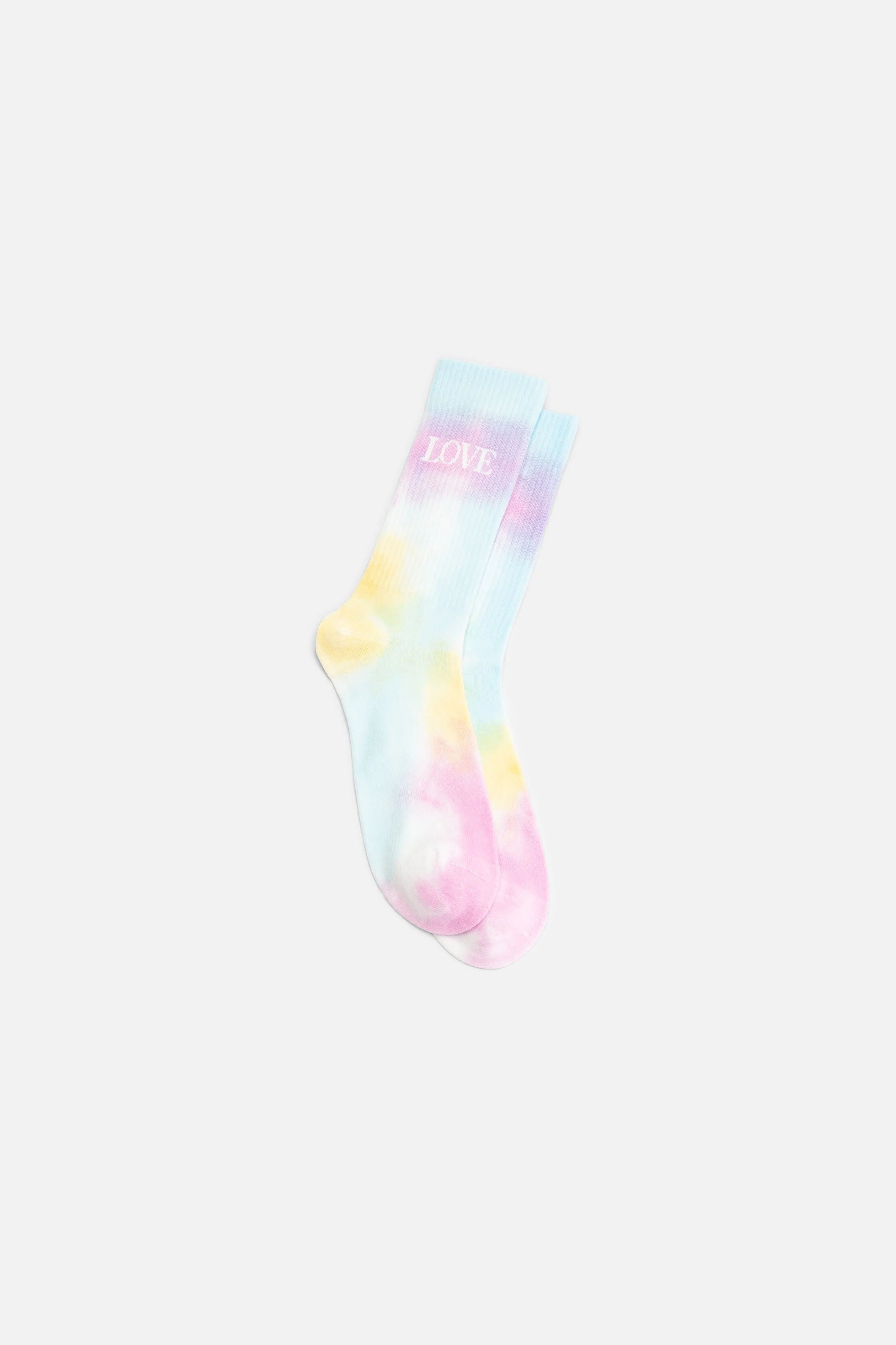 LOVE TIE DYE SOCKS