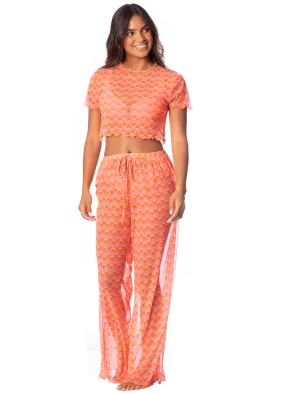 Maaji Geo Waves Marissa Beachwear Crop Top