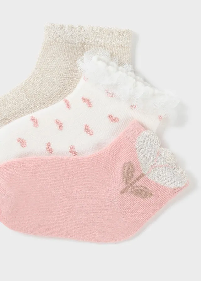 Mayoral Baby Girls 3 Pack Socks