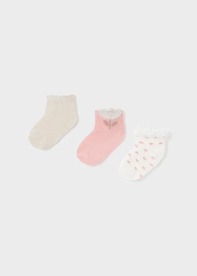 Mayoral Baby Girls 3 Pack Socks