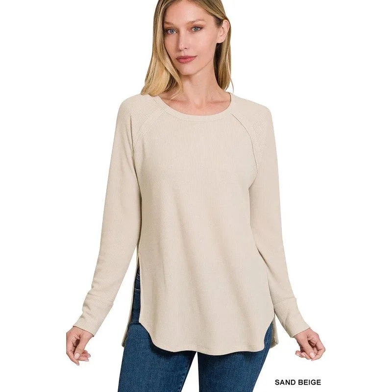 Melage Baby Waffle Long Sleeve Top