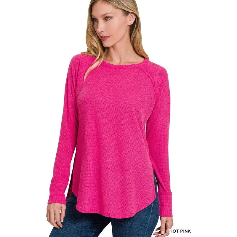 Melage Baby Waffle Long Sleeve Top