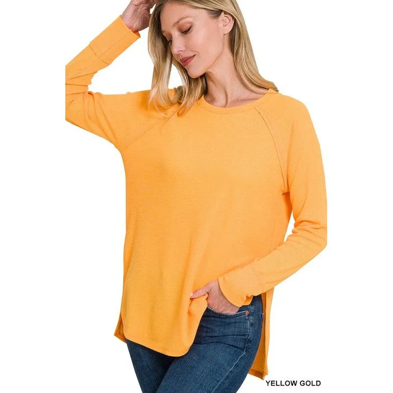 Melage Baby Waffle Long Sleeve Top