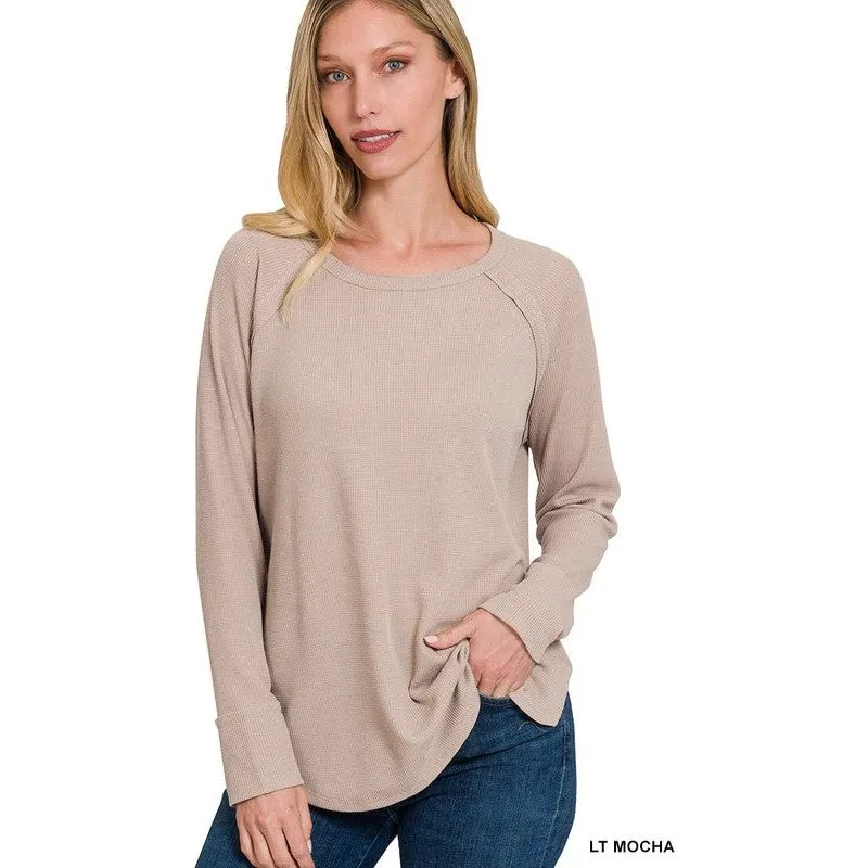 Melage Baby Waffle Long Sleeve Top