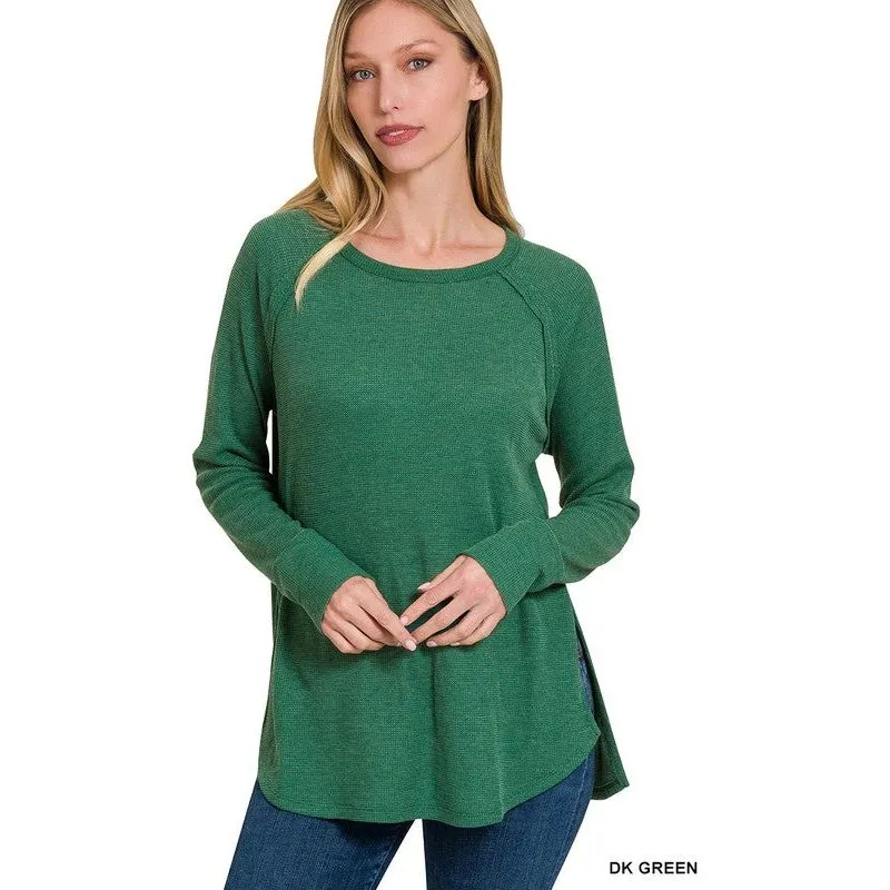 Melage Baby Waffle Long Sleeve Top