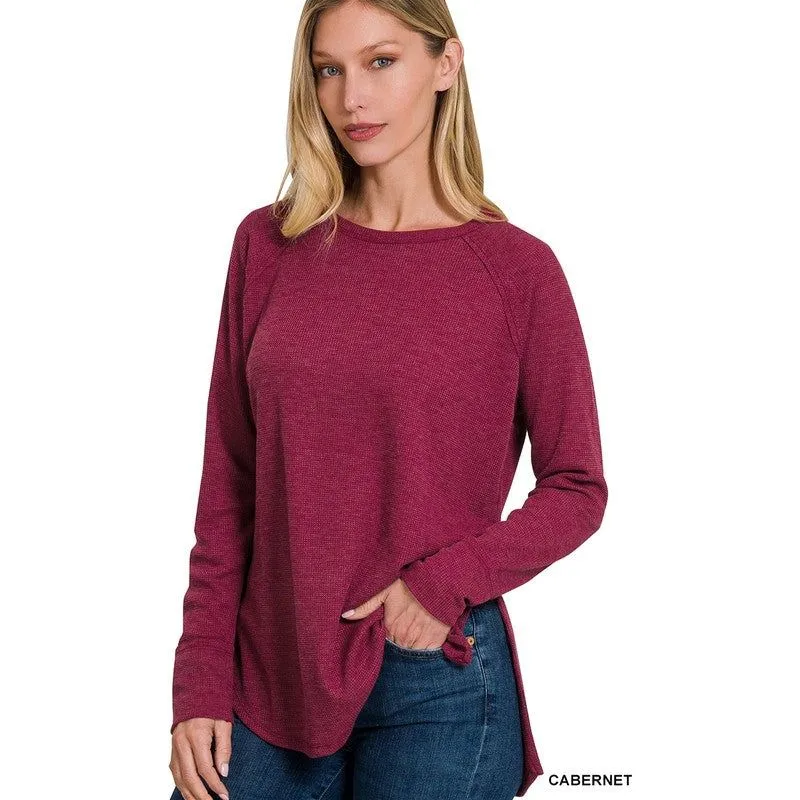 Melage Baby Waffle Long Sleeve Top